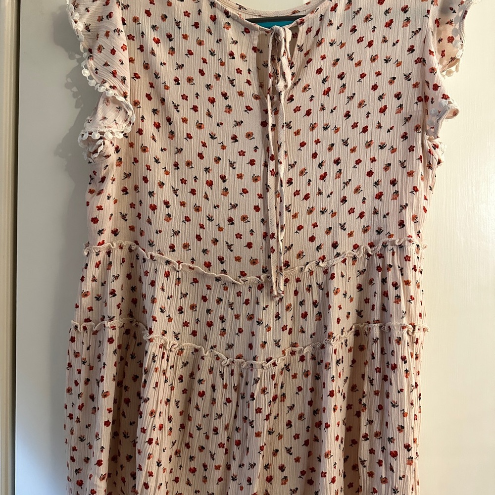Alter’d State - Pale Pink Ditsy Floral Tiered Top - Picture 5 of 6